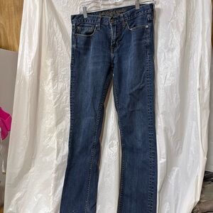 American Eagle Outfitters Indigo Straight Leg Jeans size 30x34
